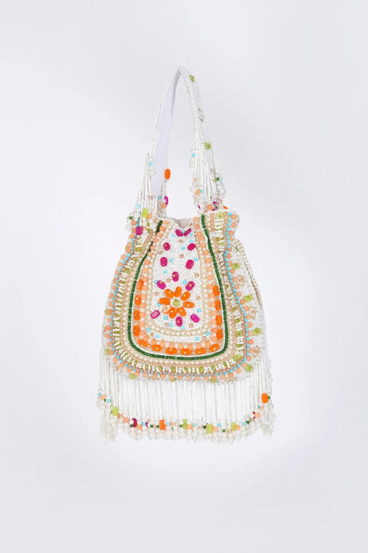 Multicolour Beaded Potli Bag