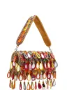 Mirror Work Embellished Velvet Clutch